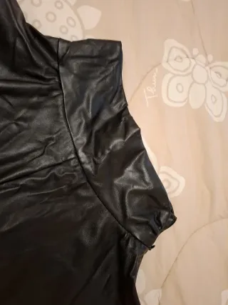 Gonna pantaloncino nera con borchie