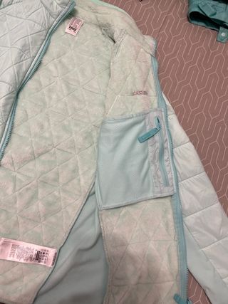 Abrigo Quechua Azul Turquesa 14 años