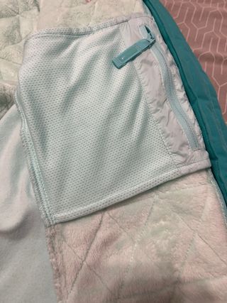 Abrigo Quechua Azul Turquesa 14 años