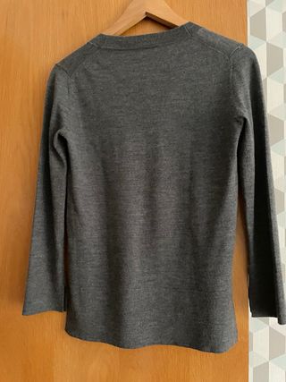 Jersey Lana Massimo Dutti Gris Talla XS