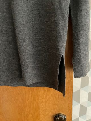 Jersey Lana Massimo Dutti Gris Talla XS