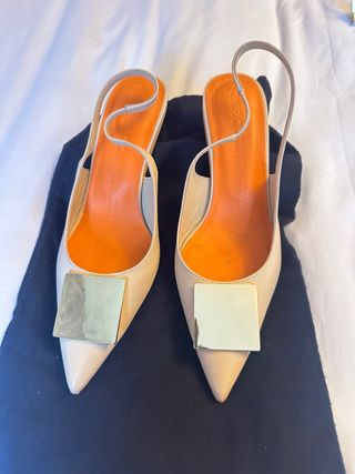 Zapatos Purificación Garcia Beige Talla 38