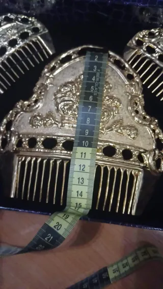 Peinetas Falleras Doradas