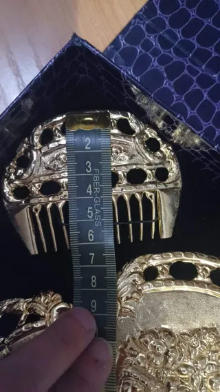 Peinetas Falleras Doradas