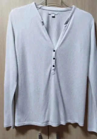 Camiseta Springfield manga larga blanca