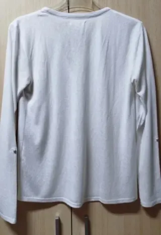 Camiseta Springfield manga larga blanca