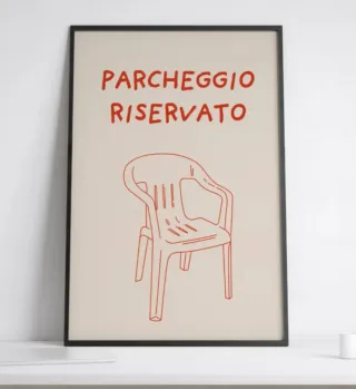 Poster Parcheggio Riservato