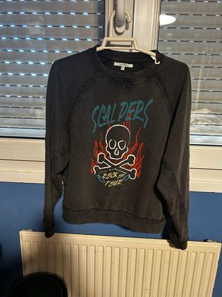 Sudadera Scalpers Calavera Rock M