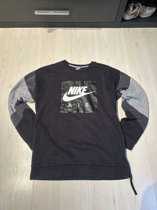Sudadera Nike Air Negra/Gris