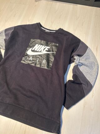 Sudadera Nike Air Negra/Gris