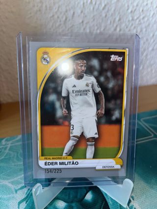 Carta Éder Militão Real Madrid Topps 154/225
