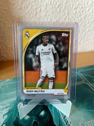 Carta Éder Militão Real Madrid Topps 154/225