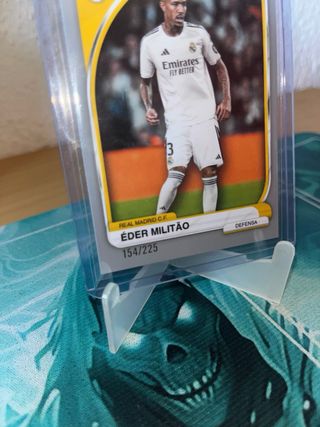 Carta Éder Militão Real Madrid Topps 154/225