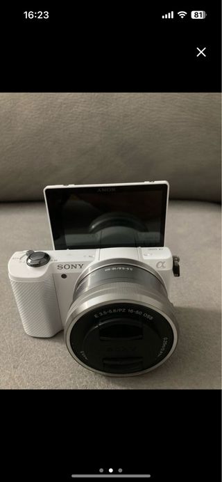 Cámara Sony Alpha a5000 Blanca + Objetivo 16-50 mm