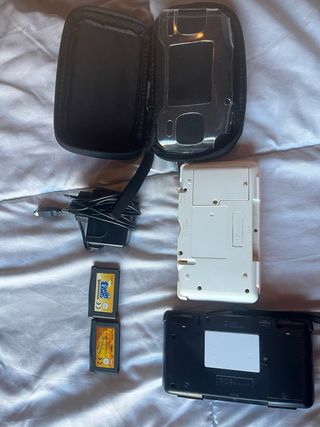 Nintendo DS Fat Azul y Rosa con Accesorios