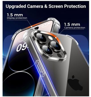 Custodia iPhone 14 Pro MAX + 2 Protezioni Schermo