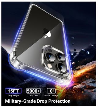 Custodia iPhone 14 Pro MAX + 2 Protezioni Schermo