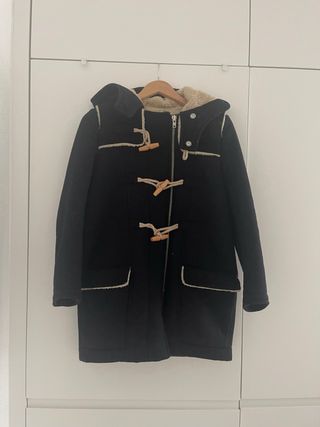 Abrigo The Kooples T36 Azul con borreguito