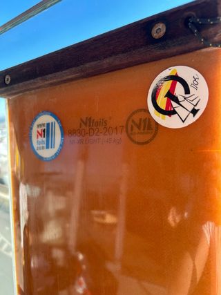 Orza y timón Optimist N1foils