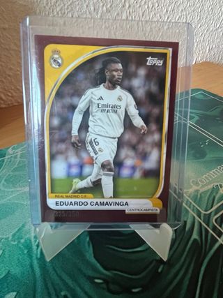 Carta Eduardo Camavinga 325/350 Real Madrid Topps