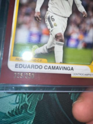 Carta Eduardo Camavinga 325/350 Real Madrid Topps