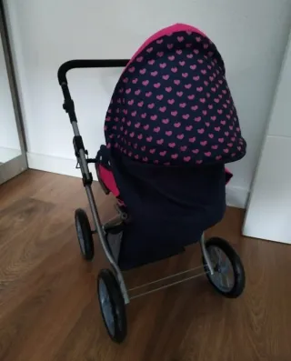 Cochecito / Carrito de Muñecas Rosa y Azul