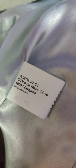 Blazer / americana de cuero ovino gris Vintage