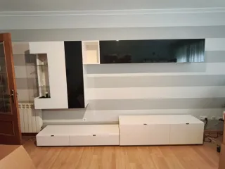 Mueble de salón lacado moderno