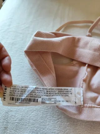 Pack 2 Sujetadores Talla L con Tiras