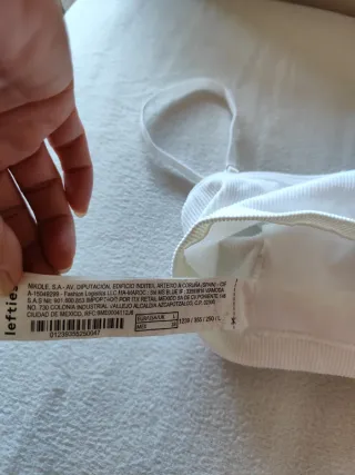 Pack 2 Sujetadores Talla L con Tiras