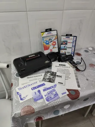 Sega Master System II Consola Negra