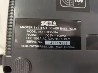 Sega Master System II Consola Negra