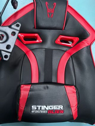 Silla Gaming Stinger Negra y Roja