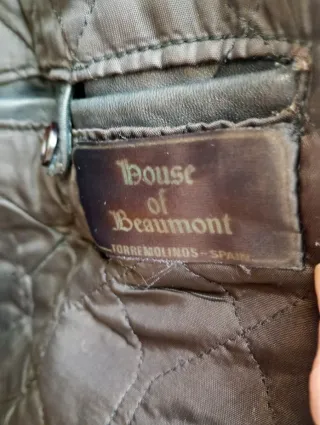 Cazadora de cuero negra hombre