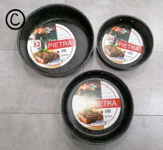 Set 3 Tortiere Linea Pietra DEKO