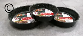 Set 3 Tortiere Linea Pietra DEKO
