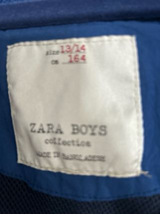 Chaqueta bomber azul marino niño