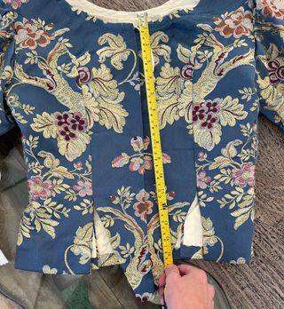 Traje de Fallera Azul y Multicolor