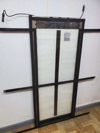 Placa solar flexible 175W + base acero inox