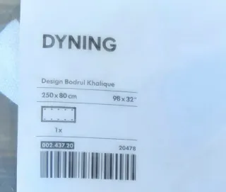 Toldo Ikea DYNING 250x80cm