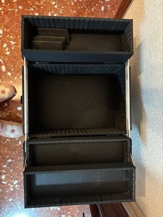 Maletín divisible con ruedas negro