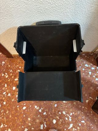 Maletín divisible con ruedas negro