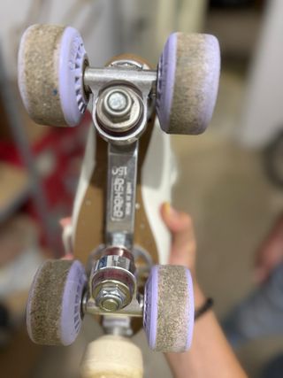 Patines de 4 ruedas blancos edea. Talla 260.