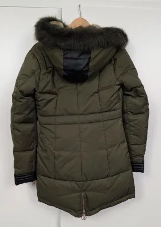 Piumino Relish con cappuccio e pelliccia