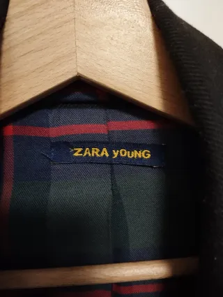 Chaqueta marinera Zara Talla L Negra