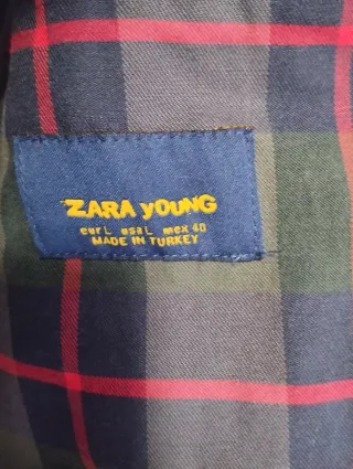 Chaqueta marinera Zara Talla L Negra