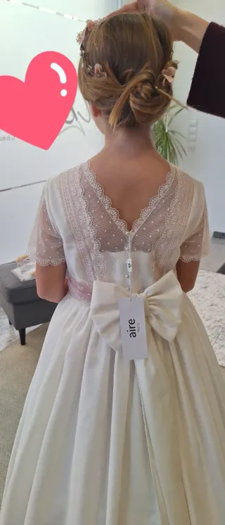 Vestido comunión Aire Barcelona blanco