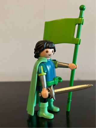 Playmobil Caballero medieval con Bandera
