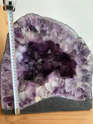 Lámpara Geoda Amatista