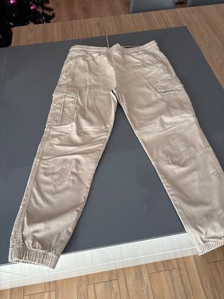 Pantalones cargo Jack & Jones beige